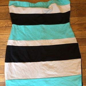 Strapless tube dress